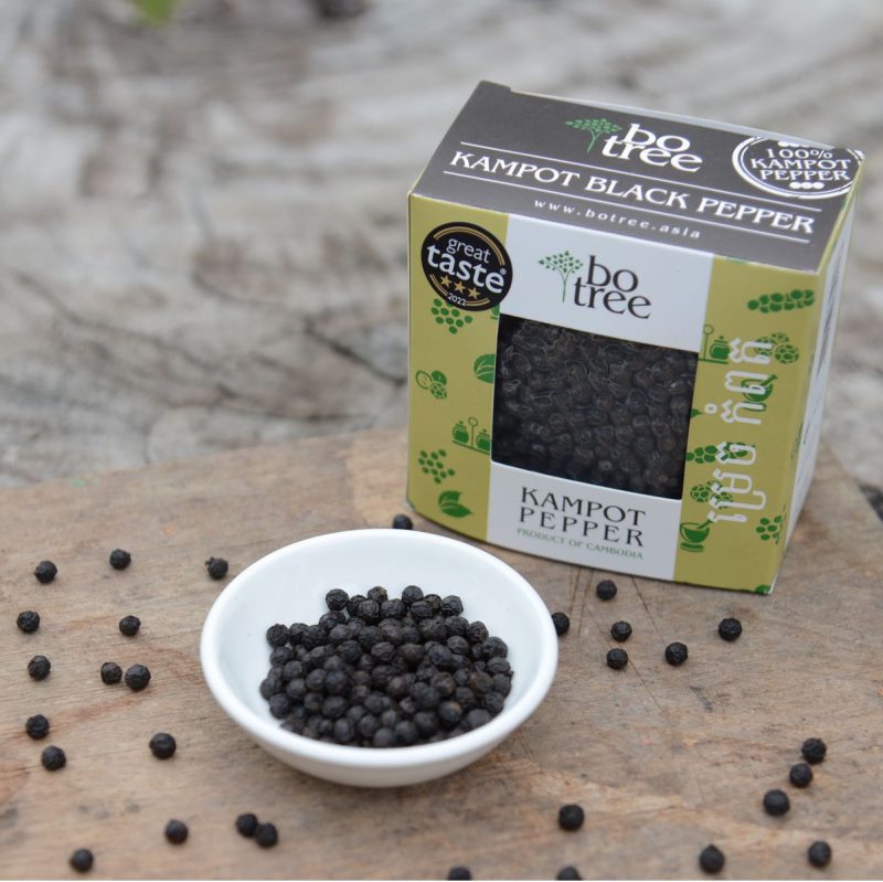 BoTree Kampot Black Pepper, 90g box (3x30g)