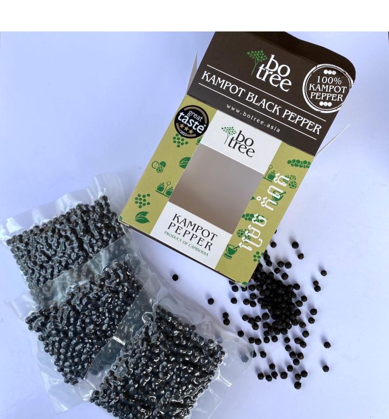 BoTree Kampot Black Pepper, 90g box (3x30g)