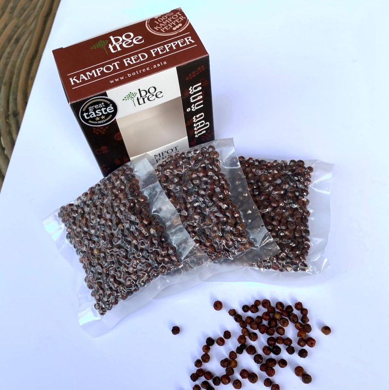 BoTree Kampot Red Pepper, 90g box (3x30g)