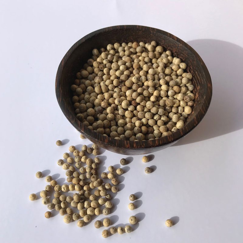 BoTree Kampot White Pepper in Palm Leaf Pouch, 50g