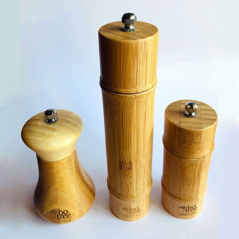 Bamboo Pepper Mill, 21.5cm