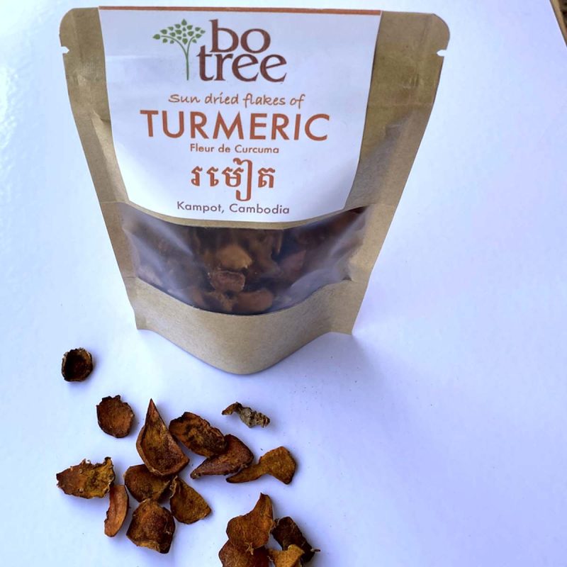 BoTree Turmeric Flakes (Curcuma), Sun Dried, 30g